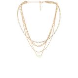 8 Other Reasons Zoe Necklace in Metallic Gold.