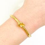 Kate Spade Jewelry | Kate Spade Sailor Knot Gold Plated Magnetic Closure With Safety Bangle Bracelet | Color: Gold | Size: Os