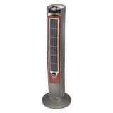 AIR KING 9554 3-1/2" Tower Fan, Oscillating, 3 Speeds, 120VAC, Gray, Remote