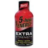 5 HOUR ENERGY 701243 Energy Shot,Extr Strngth,Brry,1.93oz,PK4