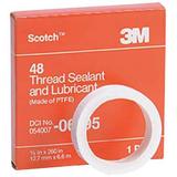 3M 48-1/2"x520 Thread Sealant and Lubricant Tape,PK12
