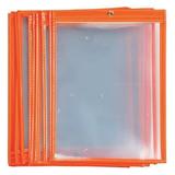 BRADY 56946 Shop Env,12 x 9 In,Fluor Orn,Plstc,PK25