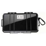 PELICAN 1060-025-110 Black Micro Case, 9.88"L x 5.59"W x 2.63"D