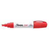 SHARPIE 35565 Paint Marker,Broad Point,Red,PK6
