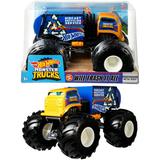 Hot Wheels Monster Trucks 1:24 Scale Will Trash It Truck Play Vehicle