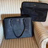Kate Spade Bags | Kate Spade Tote With Matching Laptop Sleeve | Color: Black | Size: Bag- 12h X 14.5w X 6d Sleeve 14 X 10