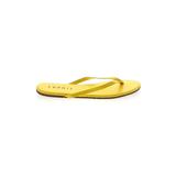 Esprit Flip Flops: Yellow Solid Shoes - Women's Size 6 - Open Toe
