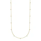 Sarafina Simulated Pearl Station Necklace, Women's, White