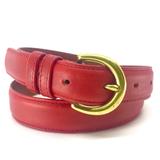 Coach Accessories | Coach 8400 Vintage Cowhide Leather Belt | Color: Red | Size: Medium