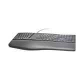 Kensington Pro Fit Ergonomic Wired Keyboard- Black (k75400us)