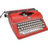 Royal Classic Manual Typewriter - Red - 11" Print Width - Impression Control Lever, Paper Support Bar, Ribbon Color Selector, Tab Position, Line Spaci