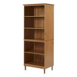 70 Tall 4 Shelf Wood Bookcase - Caramel
