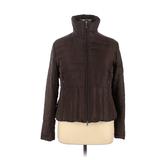Kenneth Cole REACTION Jacket: Below Hip Brown Solid Jackets & Outerwear - Women's Size X-Large