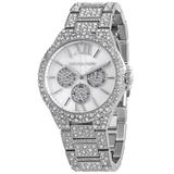 Michael Kors Camille Chronograph Quartz Crystal Silver Dial Ladies Watch MK6957