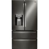 LG LMXS28626D 28 Cu. Ft. Black Stainless 4-Door French Door Refrigerator