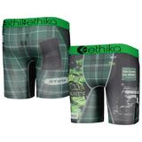 Youth Ethika Green Michigan State Spartans Make Noise Plaid Boxer Briefs