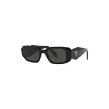 Prada Women's Pr 17Ws Sunglasses, Brown, Medium