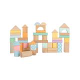 hauck Early Development Toys Mutlicolor - Pastel 50-Piece Building Block Set