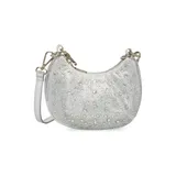Betsey Johnson Micro Pouch Clutch, Silver
