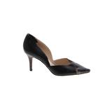 Nine West Heels: Slip-on Stiletto Chic Black Print Shoes - Women's Size 6 - Pointed Toe