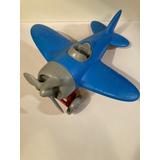 Green Toys Airplane Toy Eco Friendly 100% Recycled Safe Bpa Free Blue