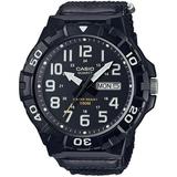 Casio Men s Sports Quartz 100m Black Resin/Nylon Watch MRW210HB-1BV
