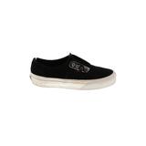 Vans Sneakers: Black Solid Shoes - Women's Size 6 - Round Toe