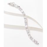 Affinity Gems Women's Bracelets Crystal - Crystal Quartz & Sterling Silver Cushion-Cut Tennis Bracelet