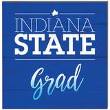 Indiana State Sycamores 10'' x Grad Plaque