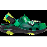 Crocs Black / Neon Green Kids' Classic All-Terrain Crocs X Ron English Clog Shoes