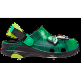 Crocs Black / Neon Green Toddler Classic All-Terrain Crocs X Ron English Clog Shoes