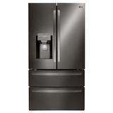 LG 36" French Door Refrigerator 28 cu. ft. Smart Refrigerator, Stainless Steel, Size 68.375 H x 35.75 W x 33.75 D in | Wayfair LMXS28626D