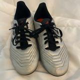Adidas Other | Adidas Predator Silver Soccer Cleats Size 4 | Color: Black/Silver | Size: 4