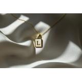 Mother Of Pearl Initial Necklace, Gold Chain Special Gift Mom, For Her, Gift Girlfriend, Birthday