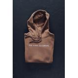 King Is Coming Hoodie - Christian Apparel Jesus Minimal Design Faith Clothing