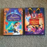 Disney Media | 2 Disney Aladdin Movies | Color: Red | Size: Os