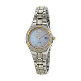 Seiko Women's Mother-of-Pearl Two-Tone Watch
