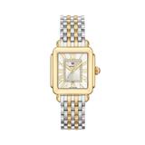 Women's Deco Madison Mid Two-Tone Diamond Dial Watch - Gold