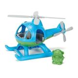 Green Toys Helicopter - Blue/Green 100% Recycled BPA free