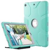 ULAK iPad 9.7 Case 6th 5th Generation Heavy Duty Shockproof Kickstand Cover for Apple iPad 6th 5th Gen 2018/2017 for Kids Green