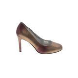 Jessica Simpson Heels: Pumps Stiletto Cocktail Party Gold Print Shoes - Women's Size 7 - Round Toe
