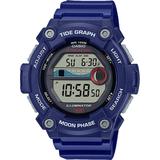 Casio Ws-1300h-2av, Tide Graph/moon Phase Resin Watch, 3 Alarms,10