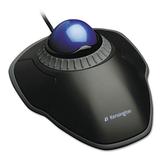 Kensington Orbit Trackball With Scroll Ring, Usb 2.0, Left/right Hand Use, Black/blue ( KMW72337 )