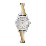 Timex Womens Two Tone Stainless Steel Expansion Watch Tw2r98600jt, One Size