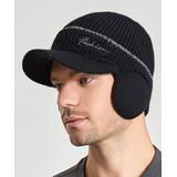 H.O.P.E Men's Beanies Black - Black Ribbed 'Fashion' Trapper Hat