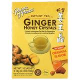 Prince of Peace Instant Tea Ginger Honey Crystals - 10CT Tea Bag Sachets Original Flavor