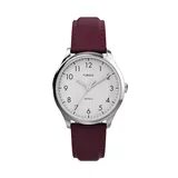 Timex Women's Modern Easy Reader Leather Strap Watch - TW2V36100JT, Size: Medium, Red