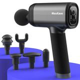 MaxKare Portable Deep Tissue Percussion Muscle Massager with 6 Attachments