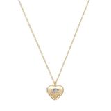 Coach Jewelry | Coach Women's Signature Heart Locket Necklace | Color: Gold | Size: 16-18