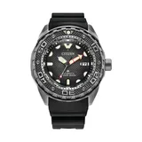 Citizen Men's 46 Millimeter Automatic Dive Black Strap Steel Bracelet Watch